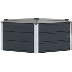  Sadilica Antracit 129 x 129 x 45 cm Čelik - Antracit 129 x 129 x 45 cm Cijene