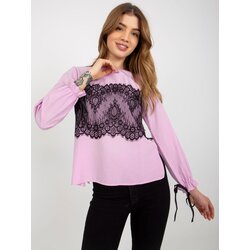 LAKERTA Blouse-LK-BZ-506877.15X-light purple Cene