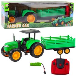 Rc zeleni poljoprivredni traktor na daljinsko upravljanje s prikolicom Cijene