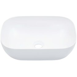 Maison Chic Umivalnik - Kopalna umivalnik - Lavabo 45,5x32x13 cm keramičen bel, (21684833) Cene