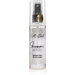 L.A. Girl Cosmetics Shimmer Spray pršilo za fiksiranje make-upa za obraz in telo odtenek Gold 80 ml Cene