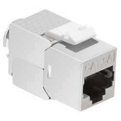 Logilink Keystone modul, Cat6A, STP, 14.5mm, 22-26 AWG, toolless, srebrna ( 6775 ) Cene