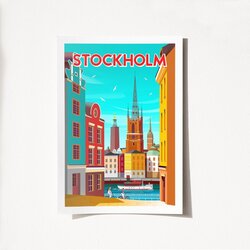 Lessentiel Maison Poster Stockholm-2014, 29,7x42cm Cijene