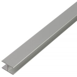 KANTOFLEX Aluminijasti H profil Kantoflex (2.000 x 12,9 x 22 mm, debelina: 1,5 mm, eloksiran aluminij) Cene