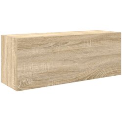 Maison Chic kopalniška stenska omarica - kopalniške omarica sonoma hrast 80x25x30 cm inž. les iu1334, (22063987) Cene
