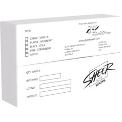 GLYDE Dams Strawberry 100 pack Cene