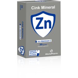 Cink Mineral® Zn sa vitaminom C, 30 kapsula cink mineral 22886 Cene