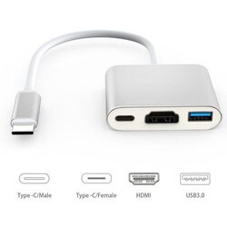 Konvertor Type C HUB na HDMI konvertor 3in1 4K TC2H-300 ( 55-057 ) Cene