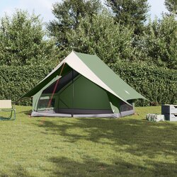 vidaXL Kamp Tenda A-Okvir 5-osobna Zelena Vodootporna Cijene