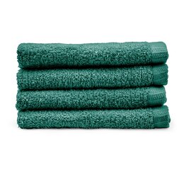 Catherine Lansfield Zelene hitro sušeče bombažne brisače v kompletu 4 ks 30x30 cm Quick Dry – Cene