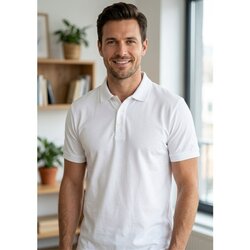 Ready Muška Majica sa Kragnom - Bela ( S, M, L, XL, XXL, XXXL ) Cene