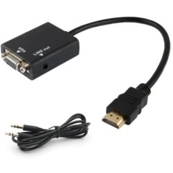  Adapter HDMI na VGA (Audio) crni Cene