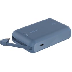 Belkin Rezervna baterija 10000mAh 20W z vgrajenim USB-C kablom, Modra, (5000190921) Cene