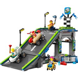Lego LEGO® City - Brez meja: Klančina za dirkanje z avtomobilčki (60460) Cene