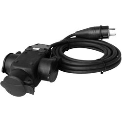 Commel Produžni kabel s utikačem i natikačem 25 m 3x1,5 mm H05RR-F Cijene