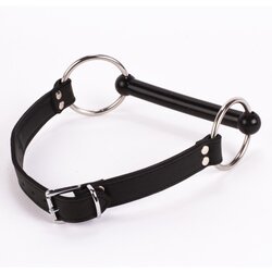 DEVIL STICKS Soft Lamb Leather Silicone Mouth Piece Black Cene