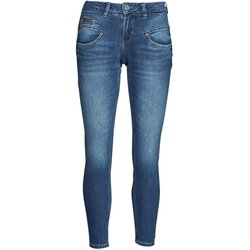Freeman T.Porter Kavbojke slim ALEXA HIGH WAIST CROPPED SDM Modra Cene