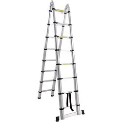 SuperStep Duple Aluminijumske Teleskopske Merdevine 2/8+2/8 XL Cene