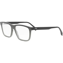 Fendi Fine Grey Rectangular Eyeglasses L (57) Siva/Kristalna Cene