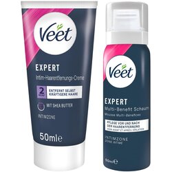 Veet intim depilacijska krema in vlažilna pena za ženske (50+50 ml) Cene