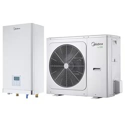 Midea MHA-V12W/D2RN8-B + HBT-A160/240CD90GN8-B freonski split 12kW toplotna črpalka z integriranim 240-l bojlerjem z montažo - Cene