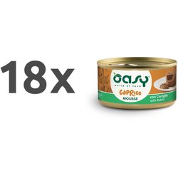 Oasy Caprice Mousse Adult zajec, mousse v konzervi - 85g 18 x 85 g Cene