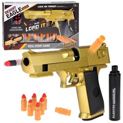 Zlatni Desert Eagle s prigušivačem s mekim mecima Cene