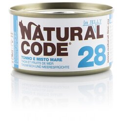 Natural Code cat Jelly konzerva za mačke - Tuna and Mixed Seafood 85g Cene