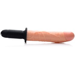 XR Brands onslaught 13 mode xl flesh dildo - beige Cene