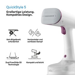 Braun Parna pegla za vertikalno peglanje GS5011PU QuickStyle 5 Cijene