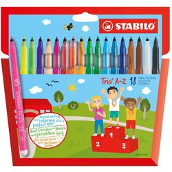 Stabilo Stabilo: Trio A-Z flomasteri 18kom Cene