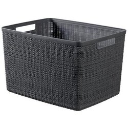 Curver Jute košara, L, 20 L, tamno siva Cijene