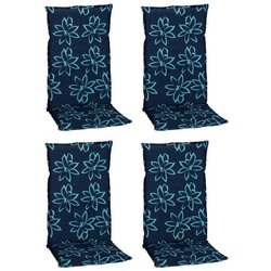 XXXL Sedežna Blazina Bunde, 4-Delni Set, Modra Cene