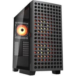 Cougar Midi Tower Case, Airface ECO, ARGB, Black Cene