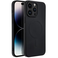 Silicone Mag Cover compatible with MagSafe maska za IPHONE 14 PRO MAX black Cene