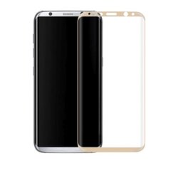 AMA kaljeno zaščitno steklo za samsung galaxy S8, full cover 3D, zlato Cene
