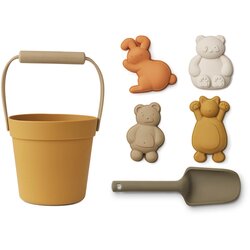 Liewood igraći set za plažu dante classic golden caramel multi mix Cijene