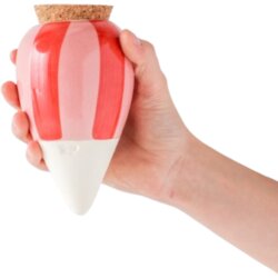 Pepin Hydrating Olla - Pink and red stripes Cene