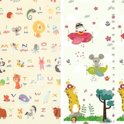 Playtime sklopiva dvostrana podloga "avioni+abceda" 150x180x1 cm ( 19976 ) Cene