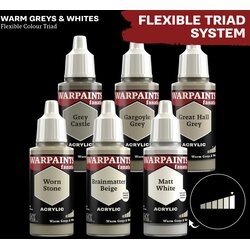 The Army Painter Warpaints Fanatic: Warm Greys & White - Grey Castle Cene