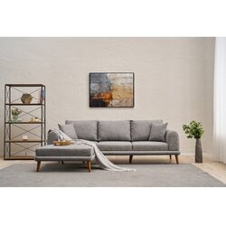 Atelier Del Sofa ugaona garnitura seren left grey Cene