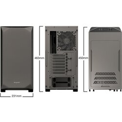 be quite! Kućište Midi be quiet! PURE BASE 500 mettalic grey Window Cene