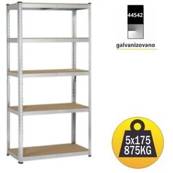 SmartStorage polica metal medijapan 180x90x50cm 5x100kg Cene