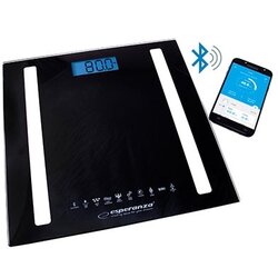 Kućna vaga ESPERANZA 8in1 bluetooth scale BESTFIT black, EBS016K Cene