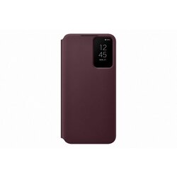 Samsung galaxy S22+ clear view cover burgandy Cene