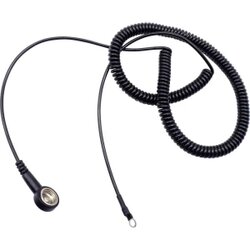Quadrios ESD kabel za uzemljenje 3.60 m pritisni gumb 10 mm, spoj prstenaste kabelske stopice Cene