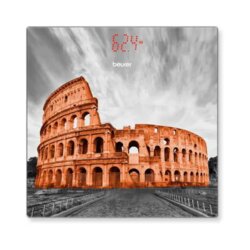 Beurer GS 215 Rome digitalna osobna vaga Opseg mjerenja (kg)=180 kg staklo, višebojna Cijene