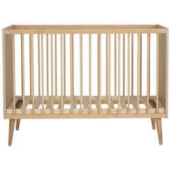 Qu-ax otroška posteljica cocoon 60x120 natural oak Cene