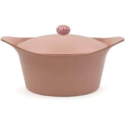 Cookut kozica s pokrovom Incredible Cocotte Cipria 24cm, roza Cene