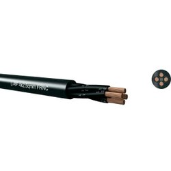 Kabeltronik L-RF 4x2,50 qmm, black, FRNC, speaker-cable, round Cene